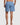 Pattern Swim Shorts - Blue Retro