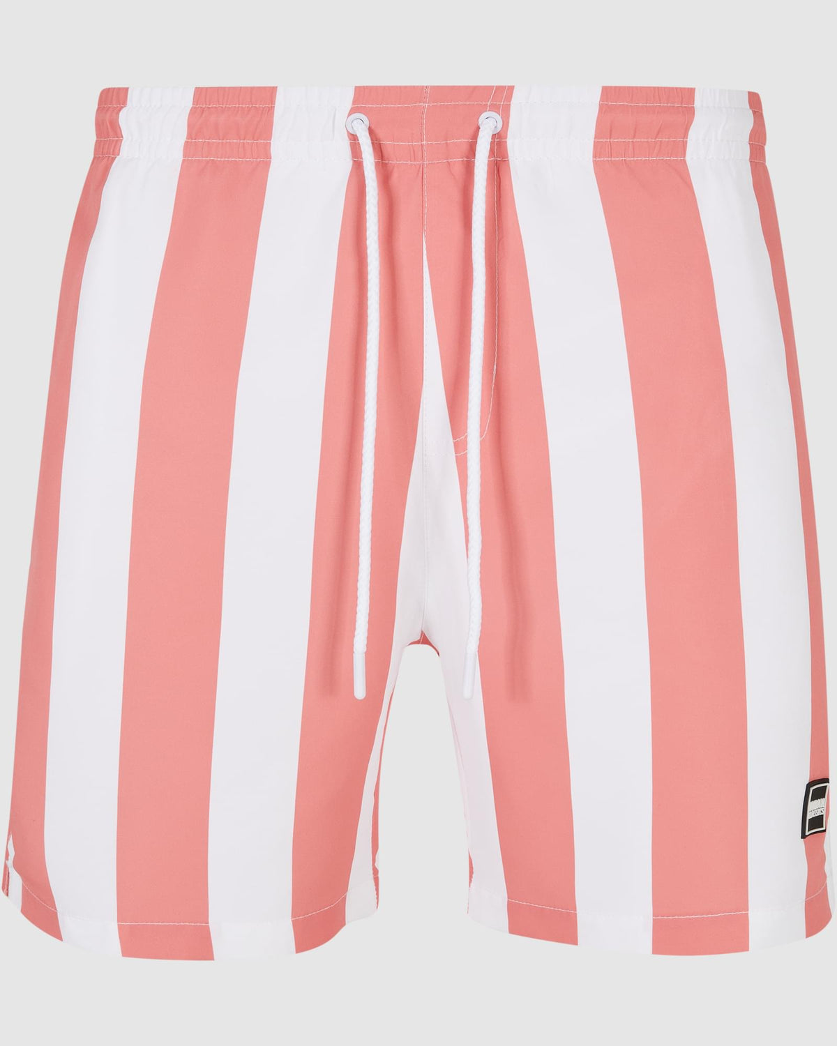 Pattern Swim Shorts - Pale Pink Bar Stripe — photo 6