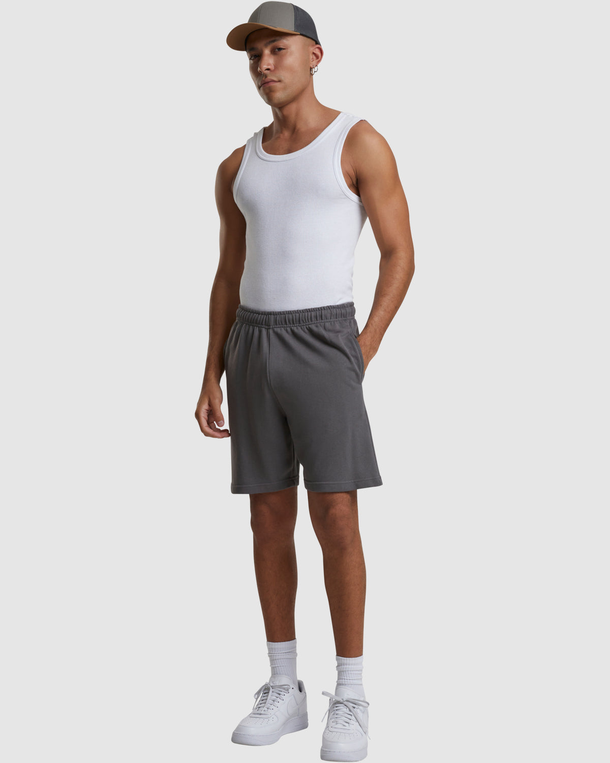 All Day Fleece Shorts - Magnet — photo 2