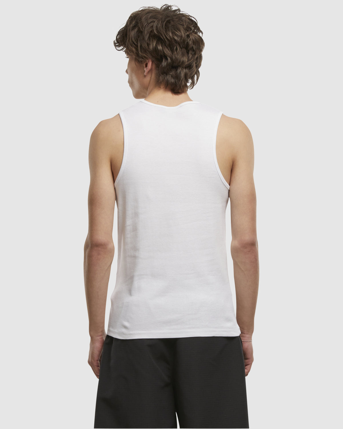 Ribbed Tank Undershirt 2Pack - White/White — photo 3
