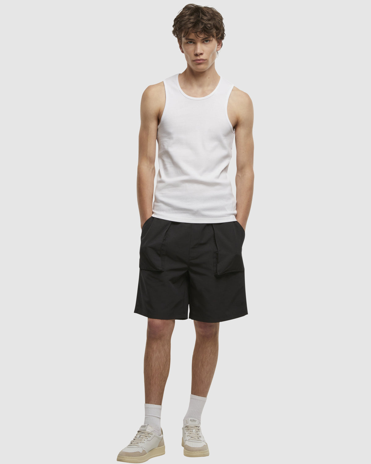 Ribbed Tank Undershirt 2Pack - White/White — photo 4