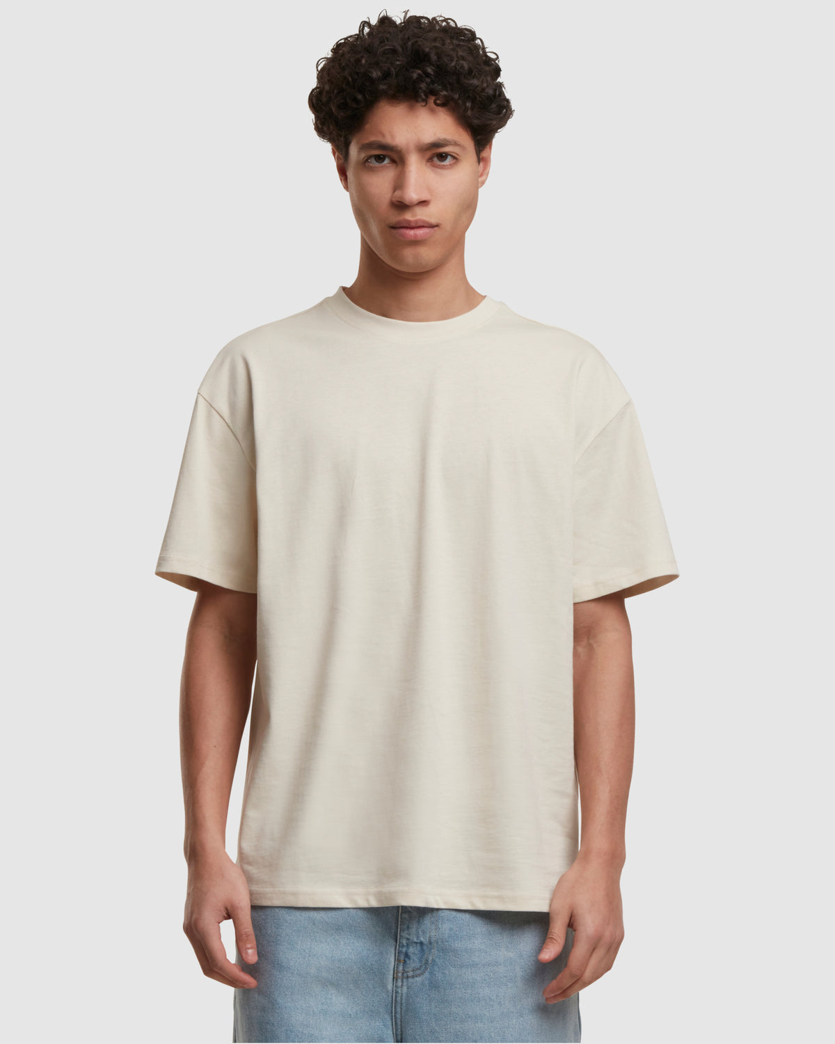 Cotton Loose Tee - Whitesand — photo 3