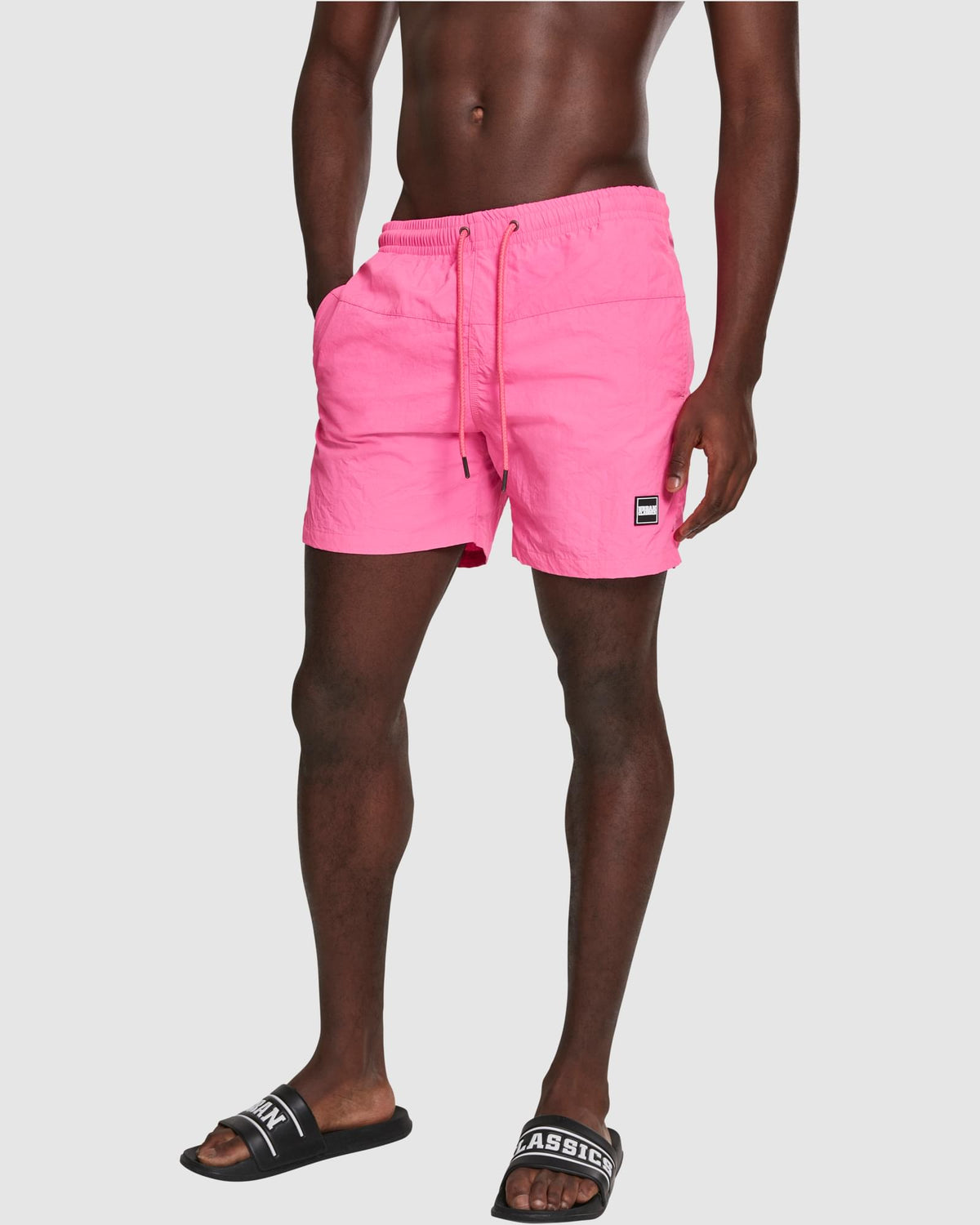 Block Swim Shorts - Neon Pink — photo 1