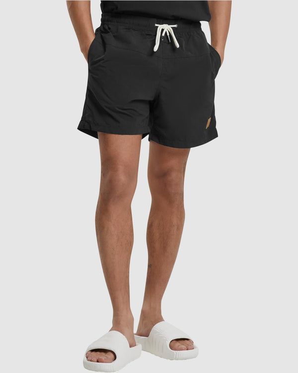 Block Swim Shorts - Black