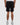 Stretch Twill Jog Shorts - Black