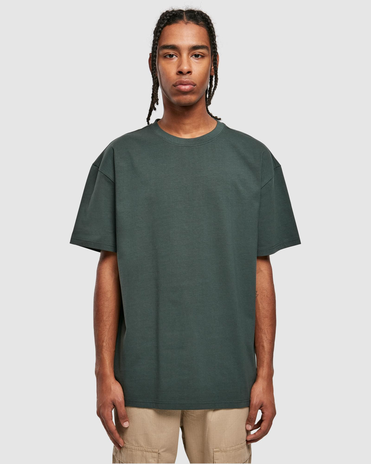 Heavy Oversized Tee - Bottle Green — photo 3