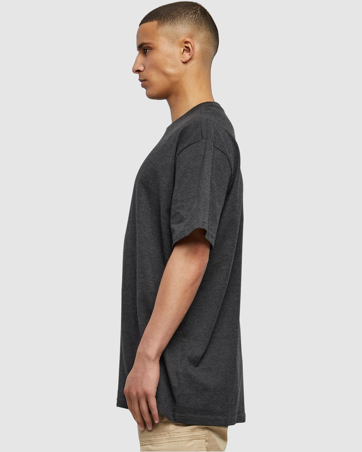 Heavy Oversized Tee - Charcoal — photo 3