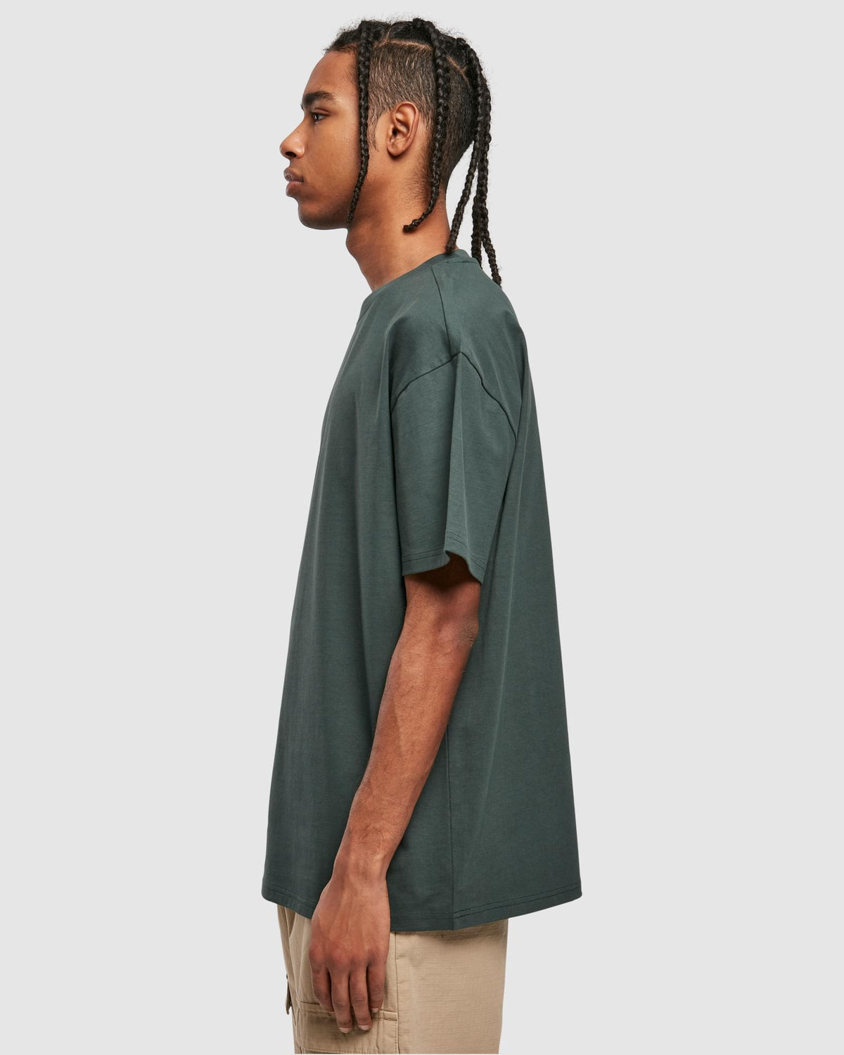 Heavy Oversized Tee - Bottle Green — photo 4