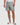 Pattern Swim Shorts - Pale Olive/White