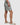 Pattern Swim Shorts - Pale Olive/White