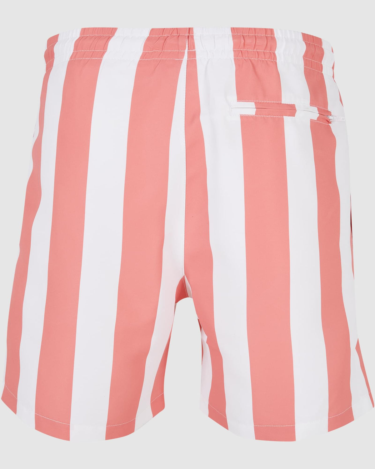 Pattern Swim Shorts - Pale Pink Bar Stripe — photo 8