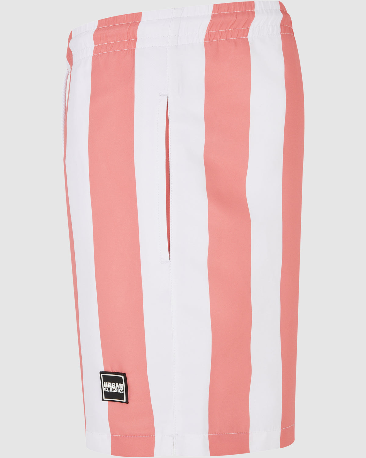 Pattern Swim Shorts - Pale Pink Bar Stripe — photo 7
