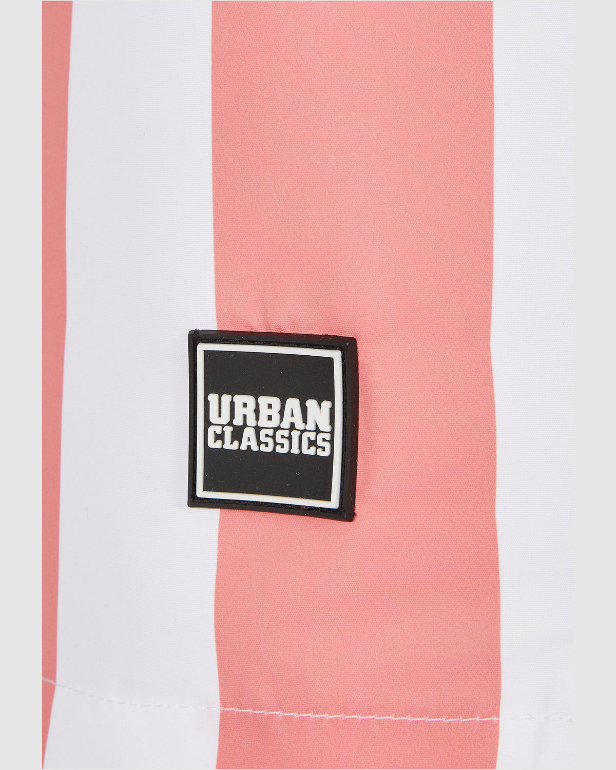 Pattern Swim Shorts - Pale Pink Bar Stripe — photo 12