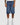 90's Heavy Denim Shorts - Mid Blue Washed