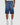 90's Heavy Denim Shorts - Mid Blue Washed