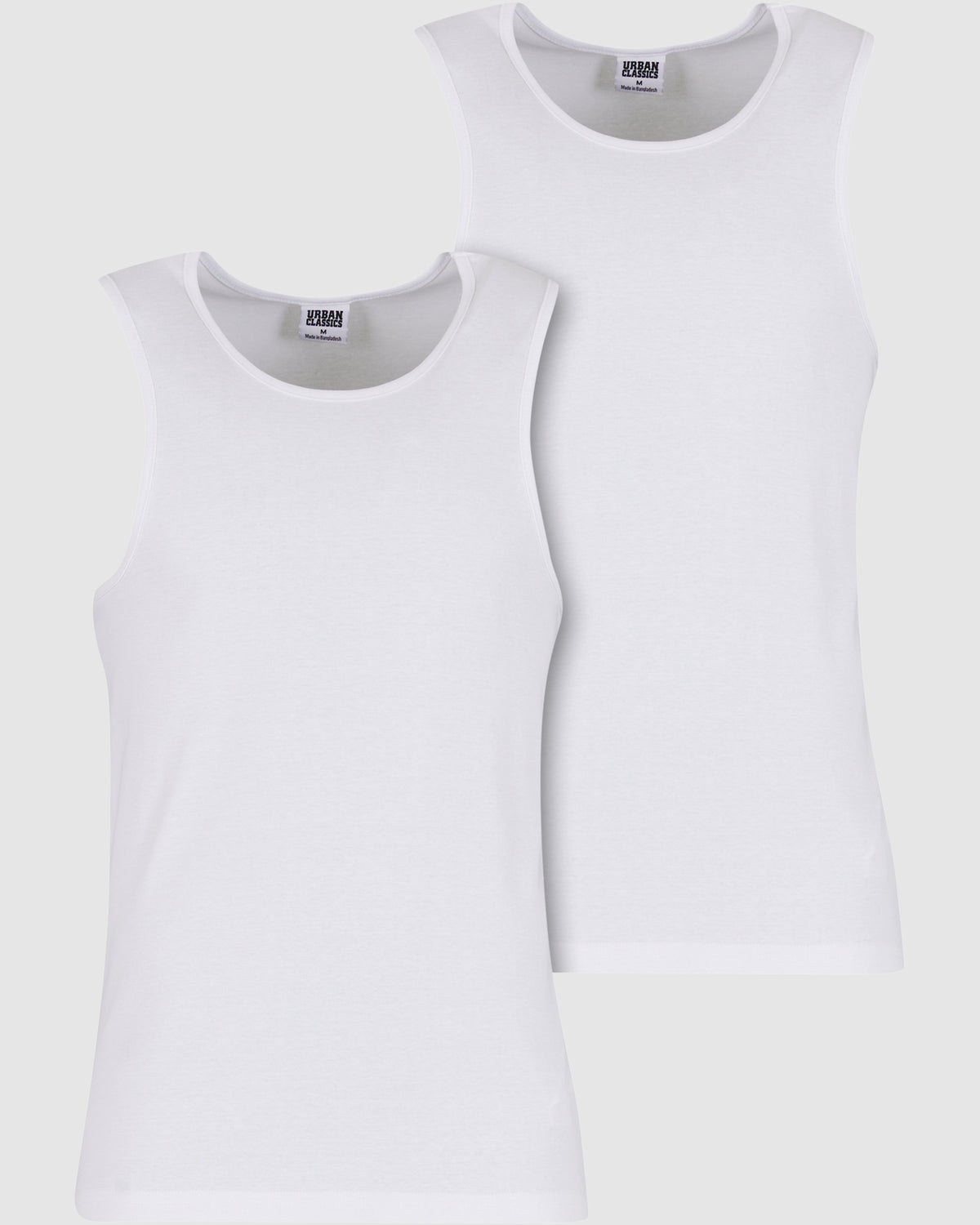 Ribbed Tank Undershirt 2Pack - White/White — photo 6