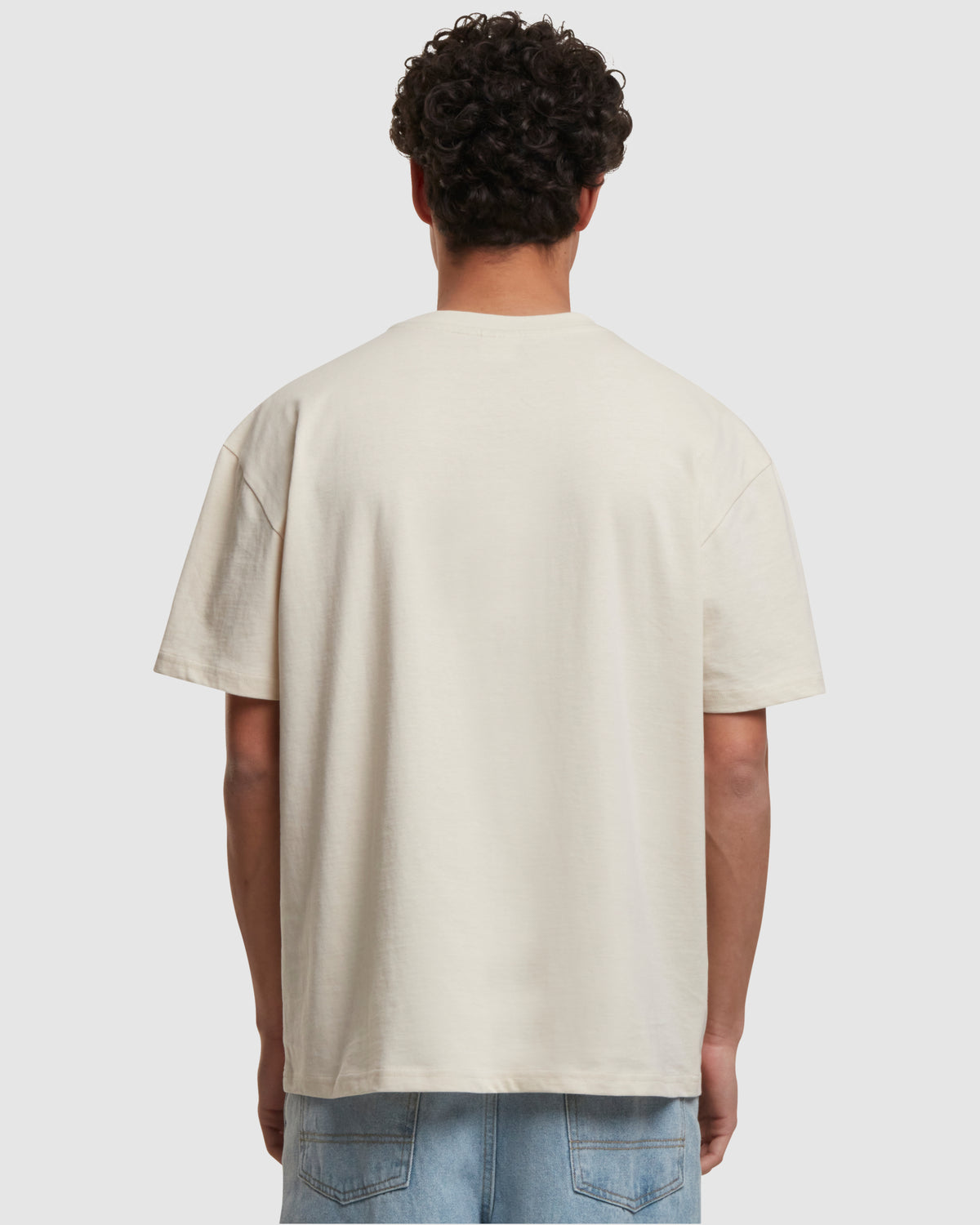 Cotton Loose Tee - Whitesand — photo 2