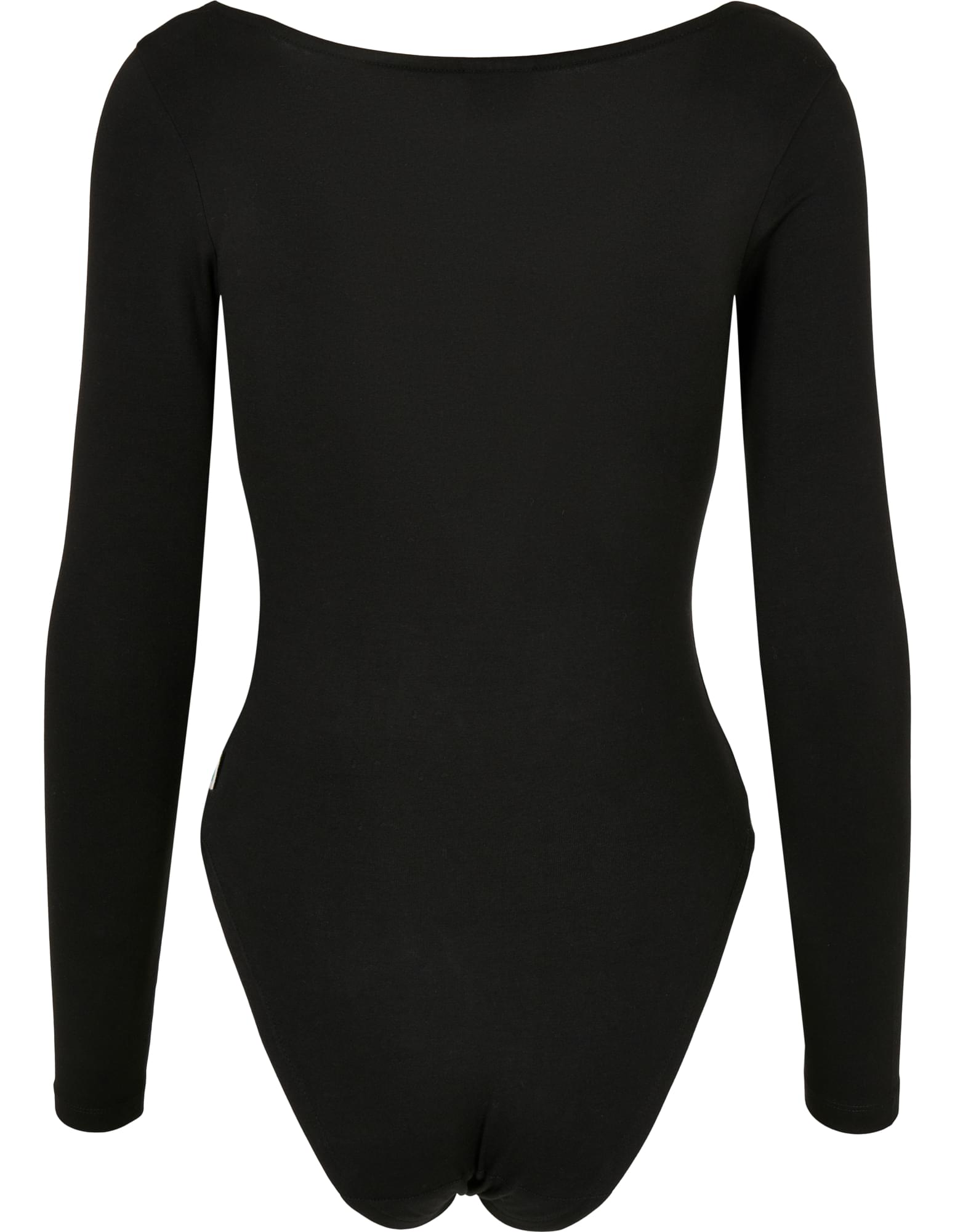 Womens Organic Long Sleeve Bodysuit - Black – Urban Classics